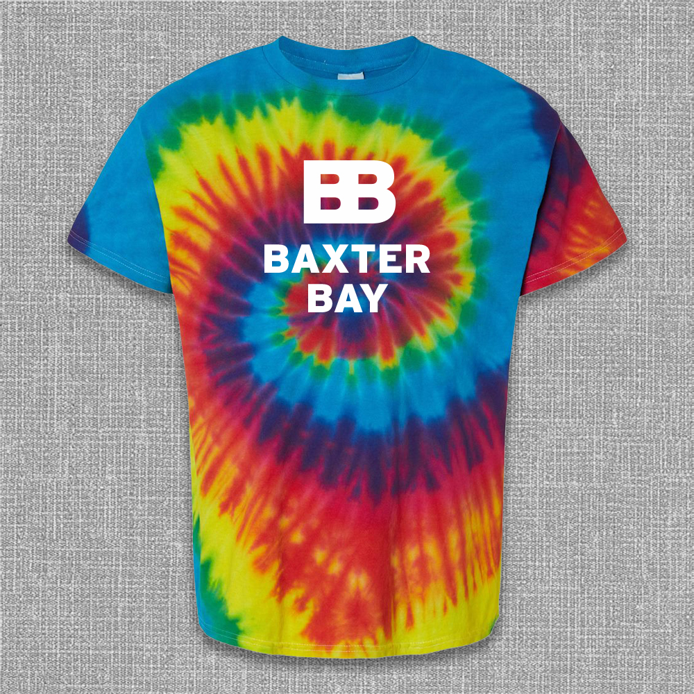 Unisex Multi-Color Tie-Dyed T-Shirt - 1000