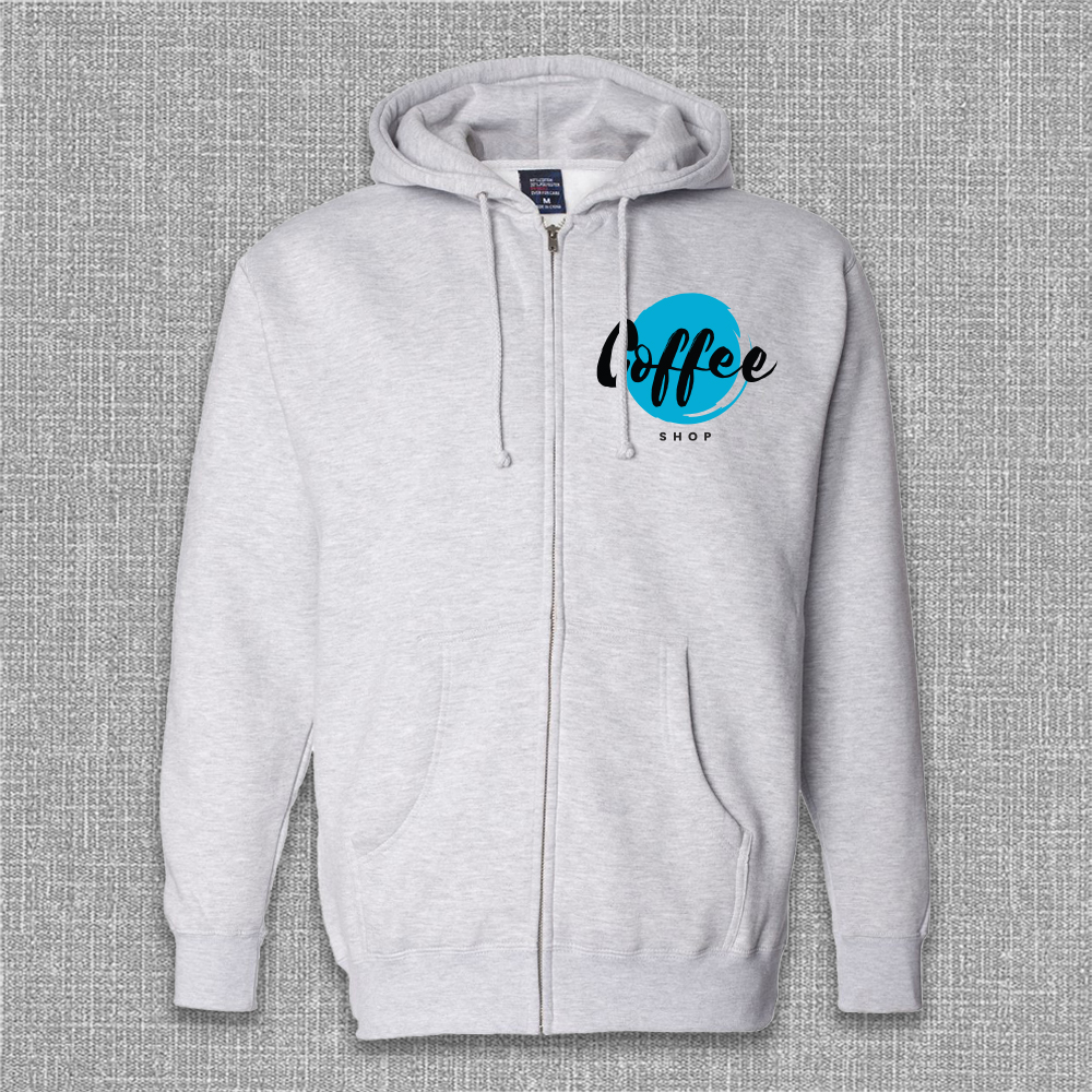 Unisex Heavyweight Full-Zip Hooded Sweatshirt - IND4000Z
