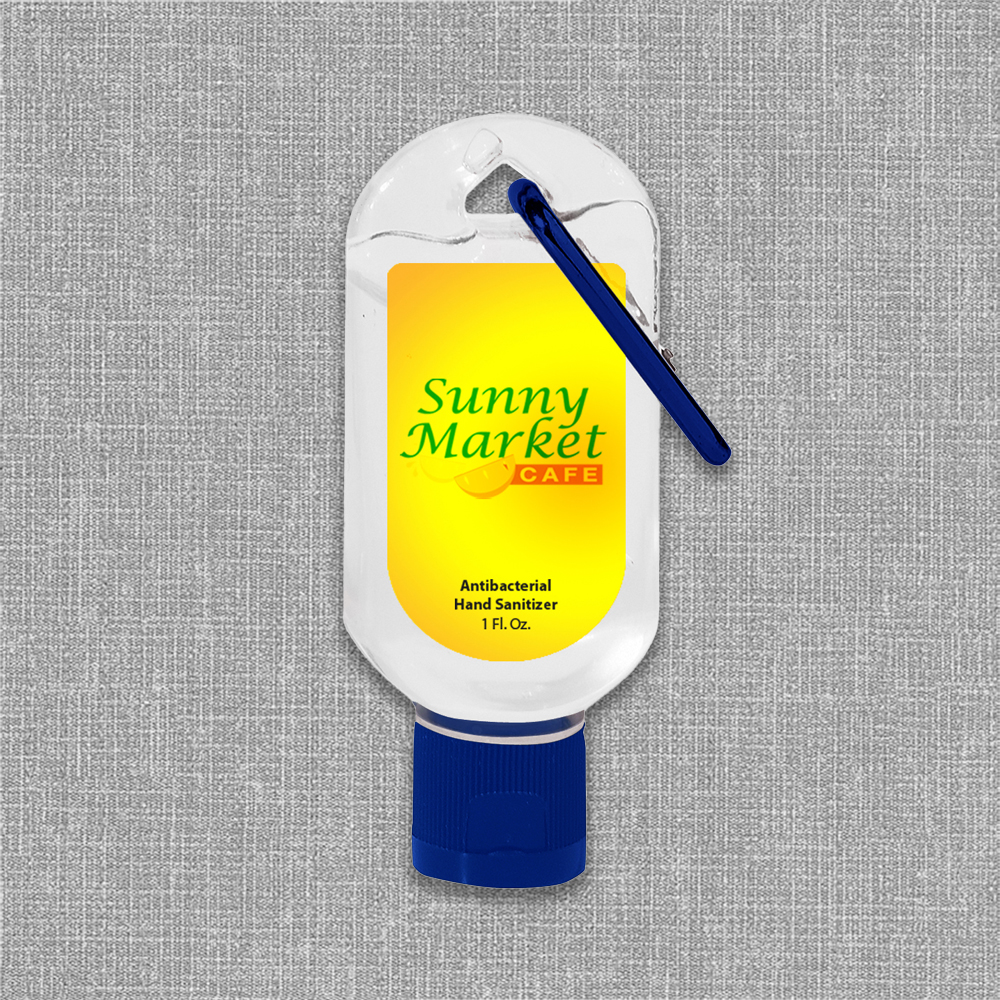 1 Oz. Hand Sanitizer With Carabiner - 9029