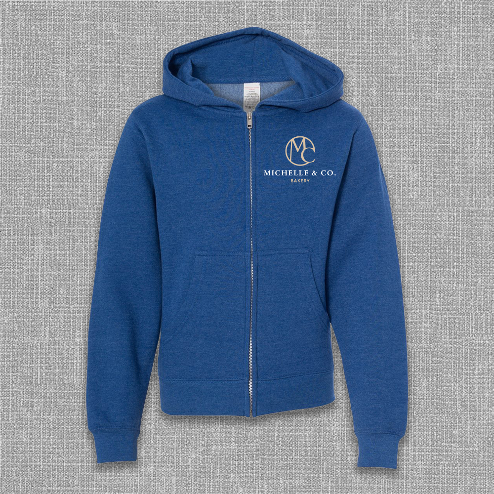 Youth Midweight Full-Zip Hooded Sweatshirt - SS4001YZ