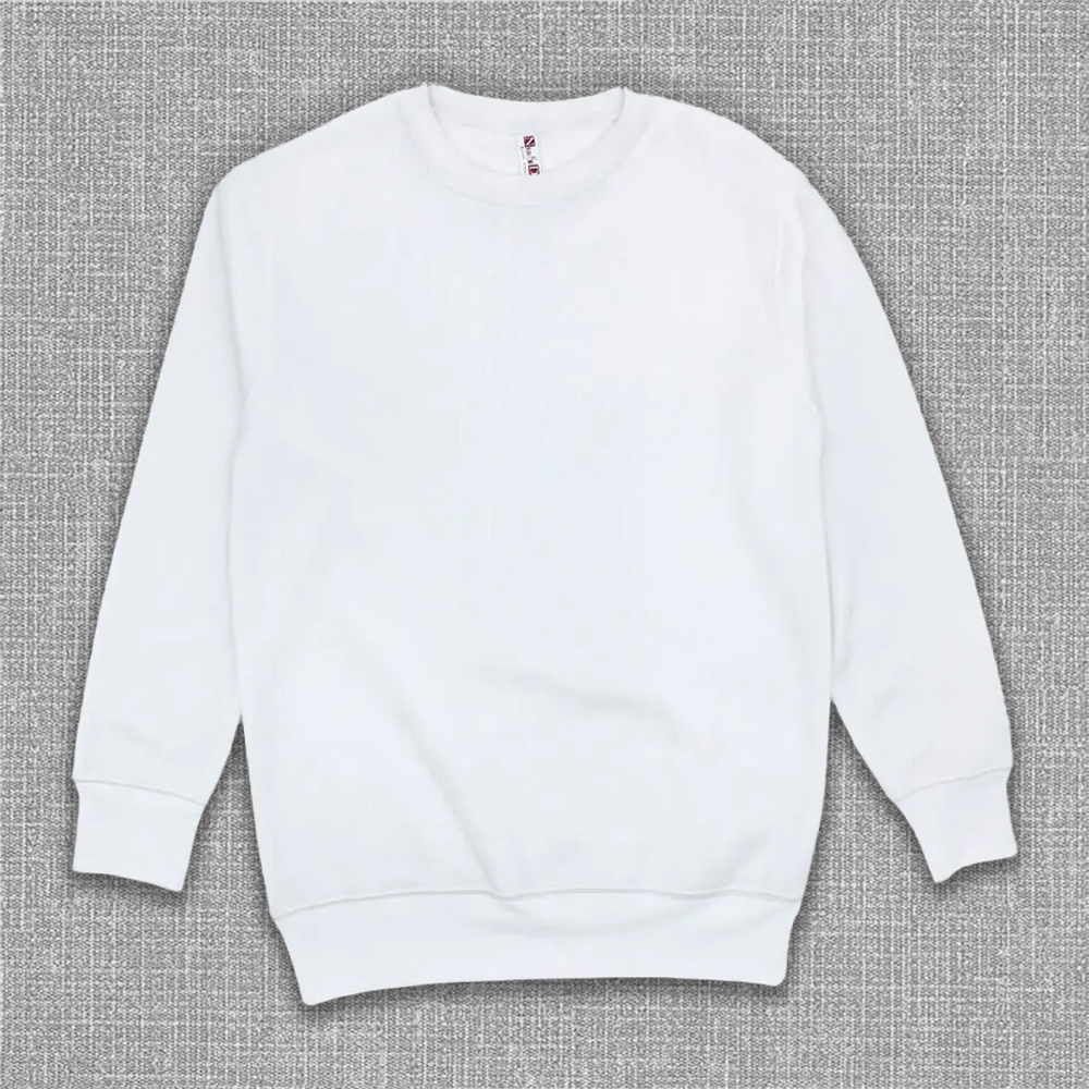 Adult Unisex Fleece Sweatshirt - 100% Polyester