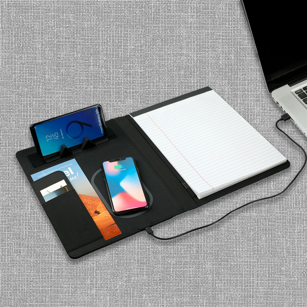 10" x 12.5" Vienna Wireless Charging Writing Pad with FSC® Mix Paper - 0911-07